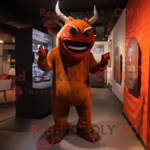 Mascot character of a Rust...