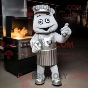 Postava maskota Silver Bbq...