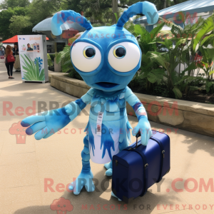 Maskottchenfigur eines Blue...