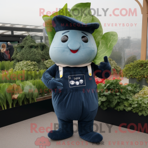 Mascot character of a Navy...