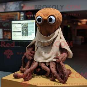 Mascot karakter van een...