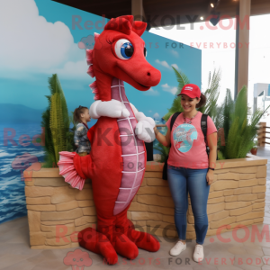 Mascot character of a Red...