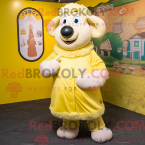 Mascottefiguur van een...