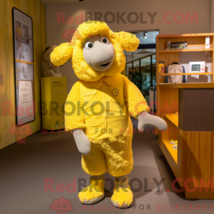 Mascottefiguur van een...