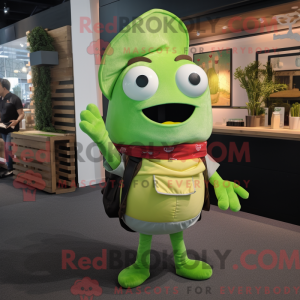 Mascot character of a Lime...