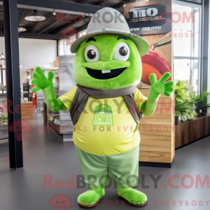 Personaje mascota de tacos...