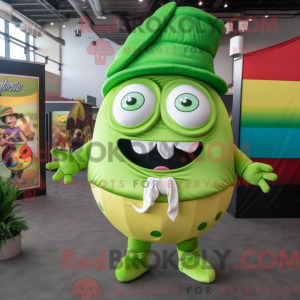 Mascot character of a Lime...