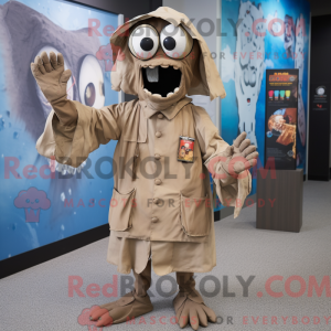 Personagem de máscara de...