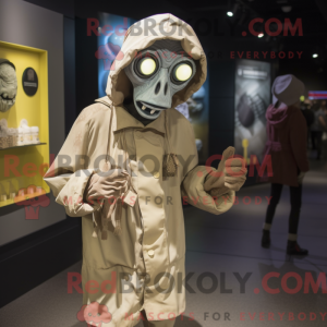 Mascot karakter van een Tan...