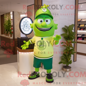 Mascot character of a Lime...