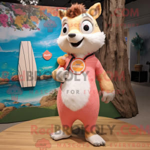 Mascot character of a Peach...