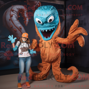 Mascottefiguur van een Rust...