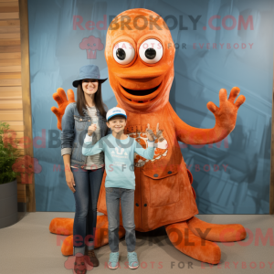 Mascottefiguur van een Rust...