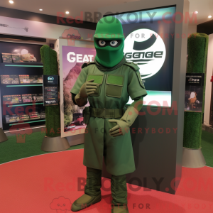 Mascot karakter van een...