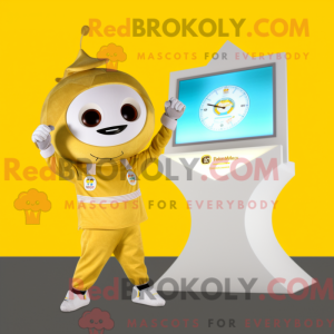 Mascottefiguur van een...