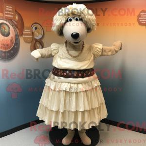Mascottefiguur van een...