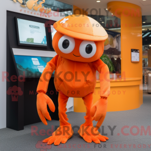 Mascot karakter van een...