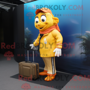 Mascottefiguur van een...