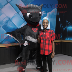 Mascot character of a Black...