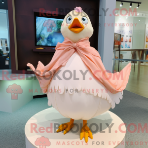 Mascot character of a Peach...