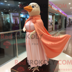 Mascot character of a Peach...