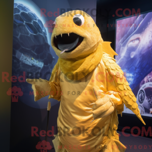 Mascot character of a Gold...