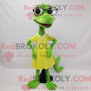 Mascot character of a Lime...