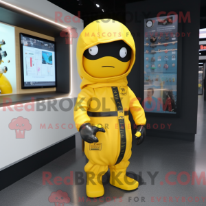 Mascottekarakter van een...