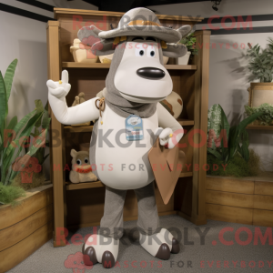 Mascot character of a Gray...