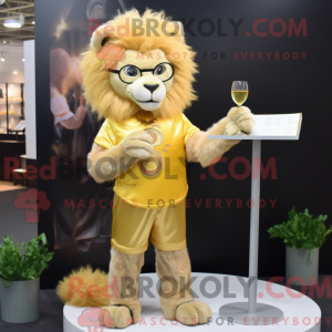 Mascot character of a Gold...