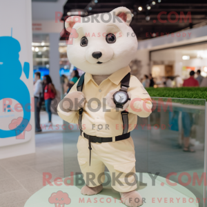 Mascot character of a Cream...