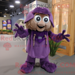 Caráter de máscara de uma lilla edderkopp com uma blusa e um eleitor - Mascotes aranha - REBROKO_404198 - RedBrokoly.com