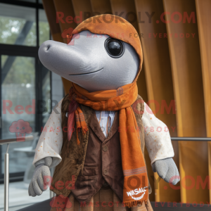 Postava maskota Rust Whale...