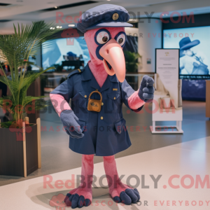 Maskotkarakter af en Navy...