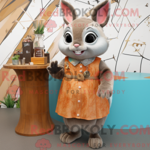 Mascot character of a Rust...