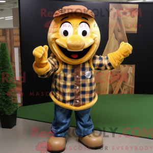 Maskotfigur af en...