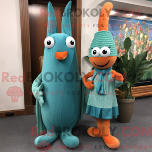 Mascot karakter van een...