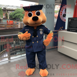 Mascottefiguur van een...