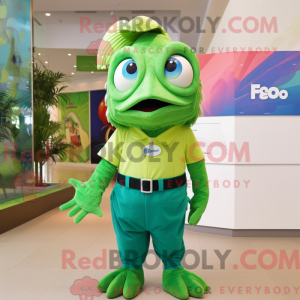 Mascot character of a Lime...