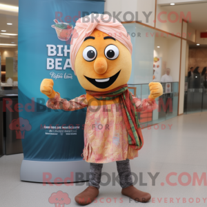 Maskotkarakter av en Peach...