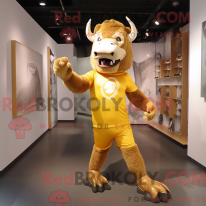 Mascottefiguur van een...