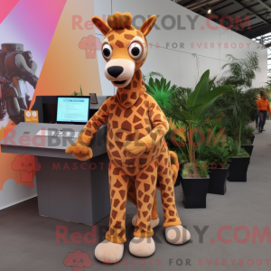 Mascot karakter van een...