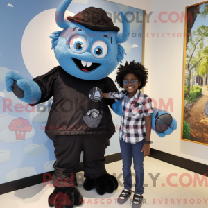 Mascot character of a Black...