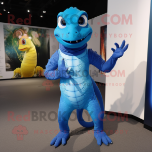 Blue Lizard mascotte...