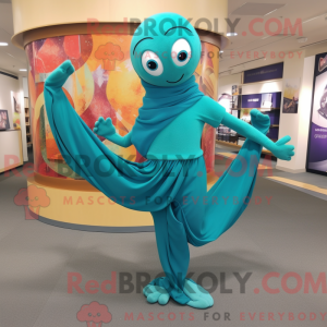 Mascot karakter van een...