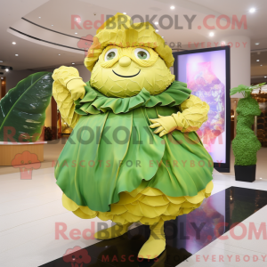 Postava maskota zlatého...