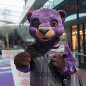 Postava maskota Purple...