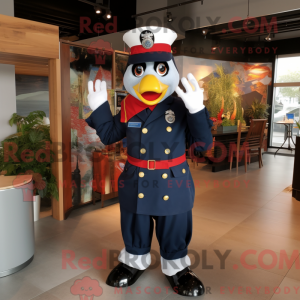 Mascottefiguur van een...