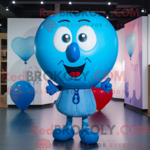 Personaje mascota de globos...