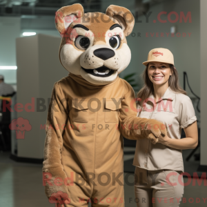 Maskot postava Tan...